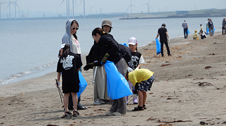 銭函海水浴場海岸清掃ボランティア