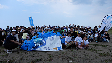 銭函海水浴場海岸清掃ボランティア