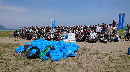 銭函海水浴場海岸清掃ボランティア